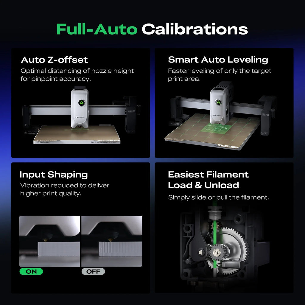 Creality 創想三維 Ender-3 V4 Combo 多色 3D 打印機 | 全自動調平 600mm/s 高速打印 [官方授權國際版]