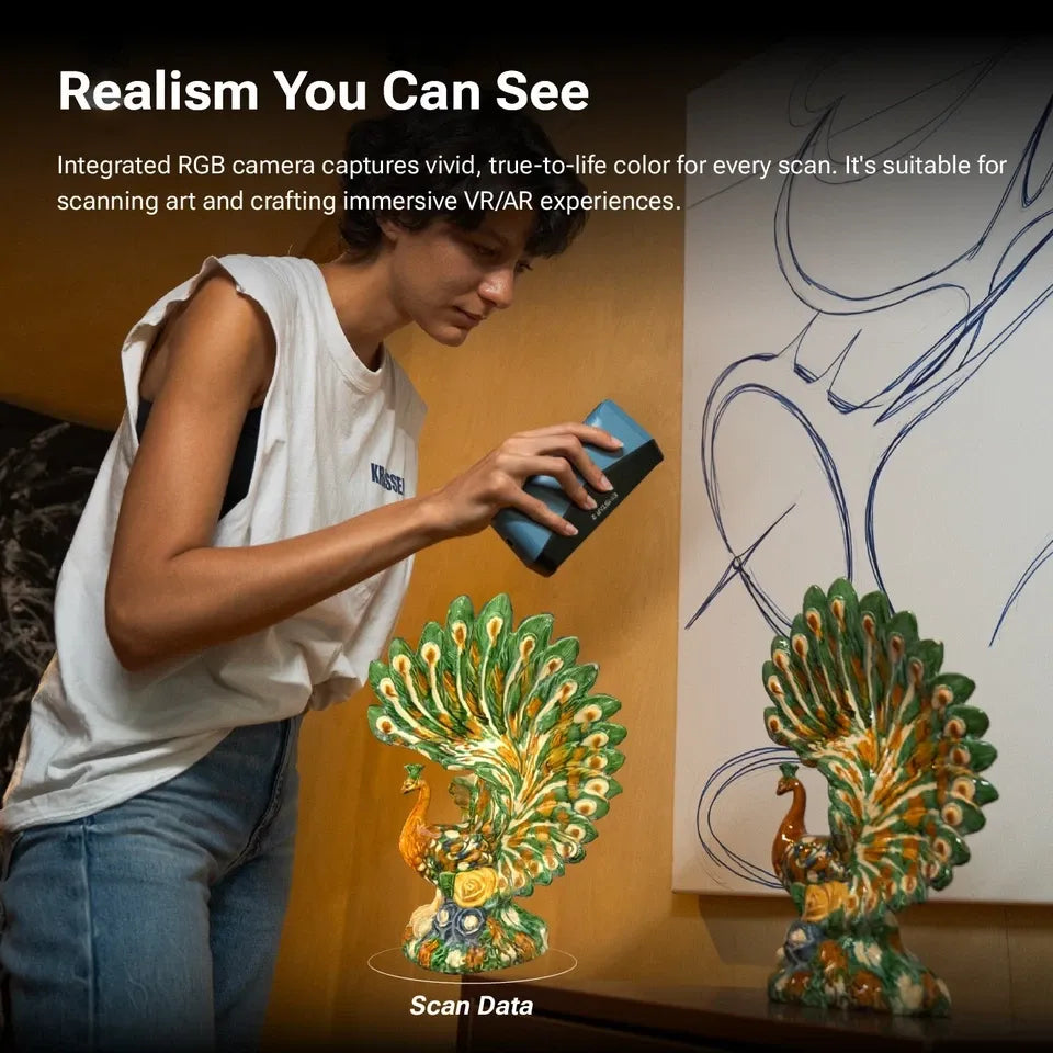 SHINING 3D EINSTAR 2 Handheld 3D Scanner | Dual Light Source & 4K RGB Camera [Official Stock]