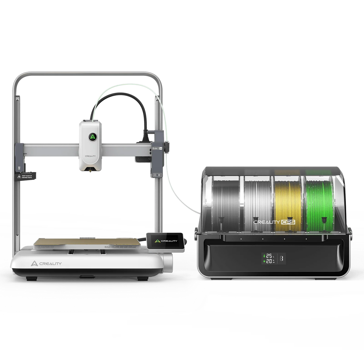 Creality Ender-3 V4 Combo Multi-Color 3D Printer | Auto-Leveling & 600mm/s High-Speed Printing [Official Global Version]