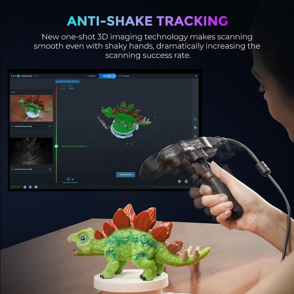 Creality CR-Scan Ferret Pro 3D 掃瞄儀 | WiFi 6 無線傳輸與防手震追蹤 | 官方授權行貨
