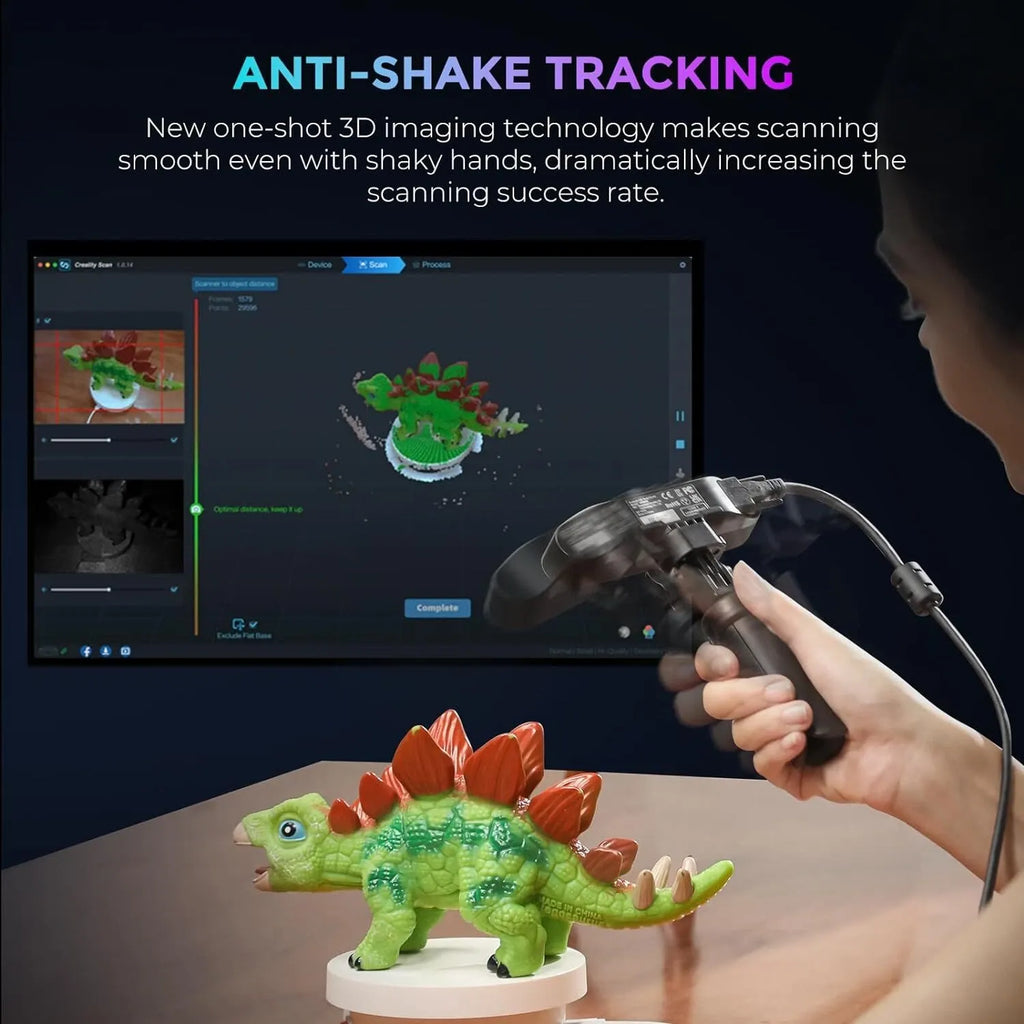 Creality CR-Scan Ferret Pro 3D 掃瞄儀 | WiFi 6 無線傳輸與防手震追蹤 | 官方授權行貨