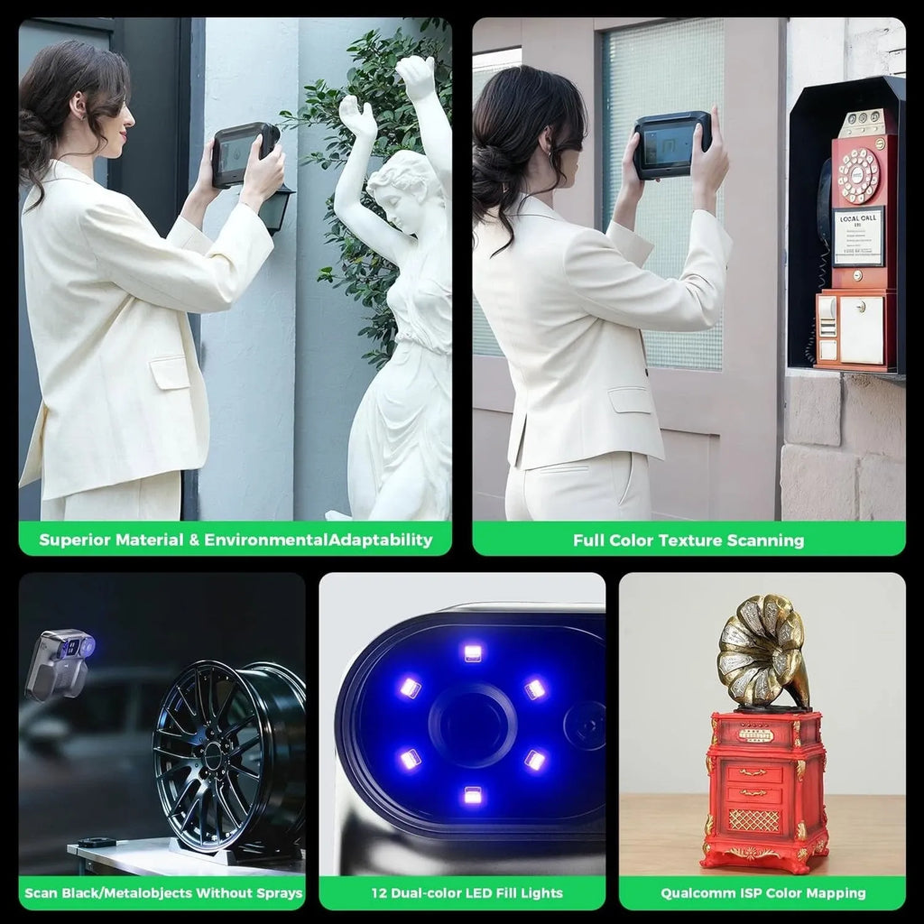 Creality 創想三維 Sermoon P1 一體化專業 3D 掃描器 | 獨立工作站及工業級高精度 [香港行貨]