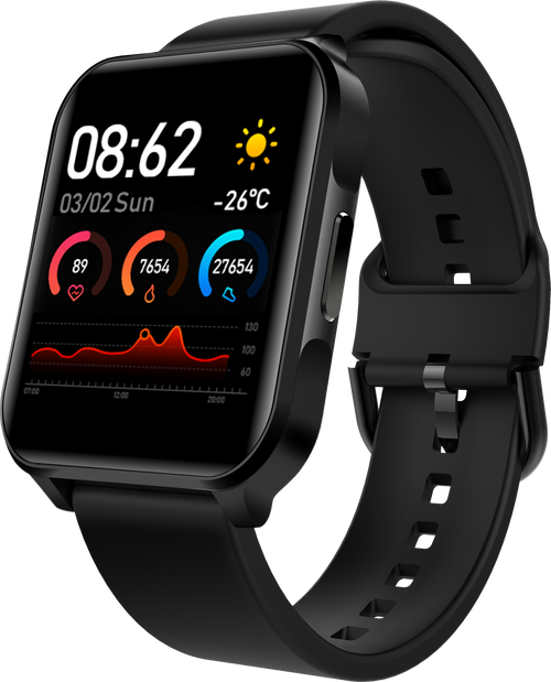 Benio Smart Watch BENIO Lark Smart Watch - Lightweight Everyday Smartwatch with Health & Fitness Tracking Black